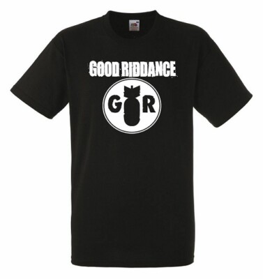 Good Riddance T shirt Tee Rock Underground Music Punk Medal GR bomb