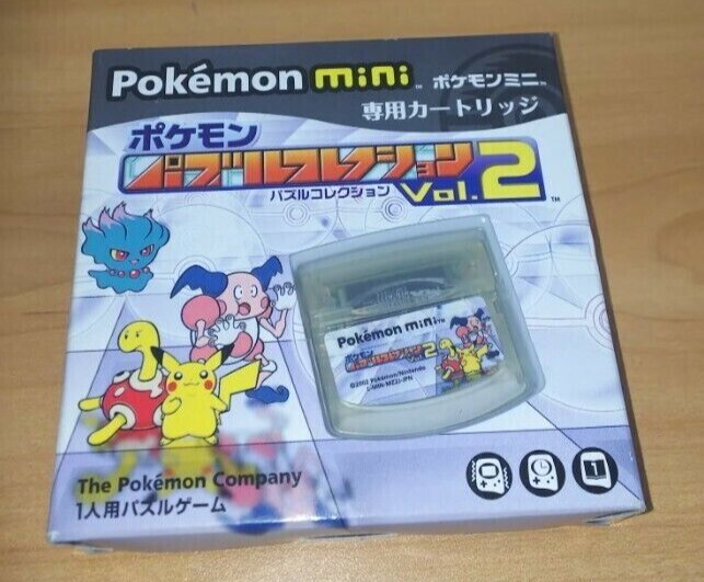 ポケモンミニ　パズルコレクション Vol.2　ソフト Pokemon Mini Pokemon Puzzle Collection Vol. 2 (Pokemon Mini) for sale