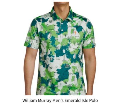 NWT William Murray Men's Emerald Isle Irish Golf Polo XL 2XL 3XL UPF Comfort B1