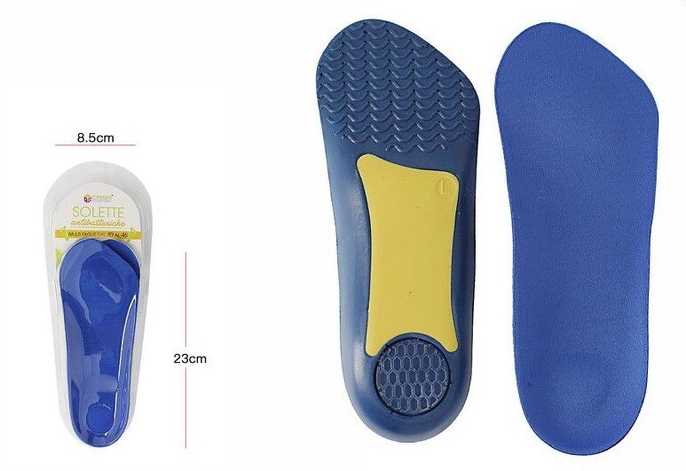 Coppia Di Solette Piede Benessere Scarpe Calzature Comfort Da 40 a 46 64454 dfh