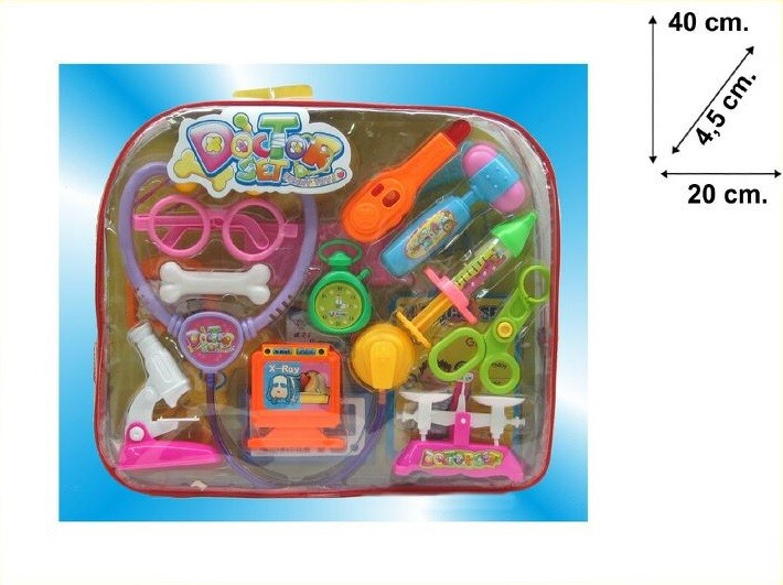 Doctor Set Borsetta Dottore Animali Giocattolo Gioco Bambini sar