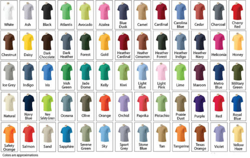 Gildan Blank Ultra Cotton T Shirt Multiple Colors And Sizes S M L Xl 2x 3x 4x