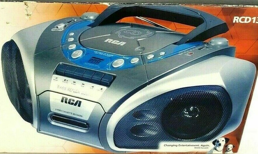 RCA Portable CD Player With Radio Cassette Recorder RCD130