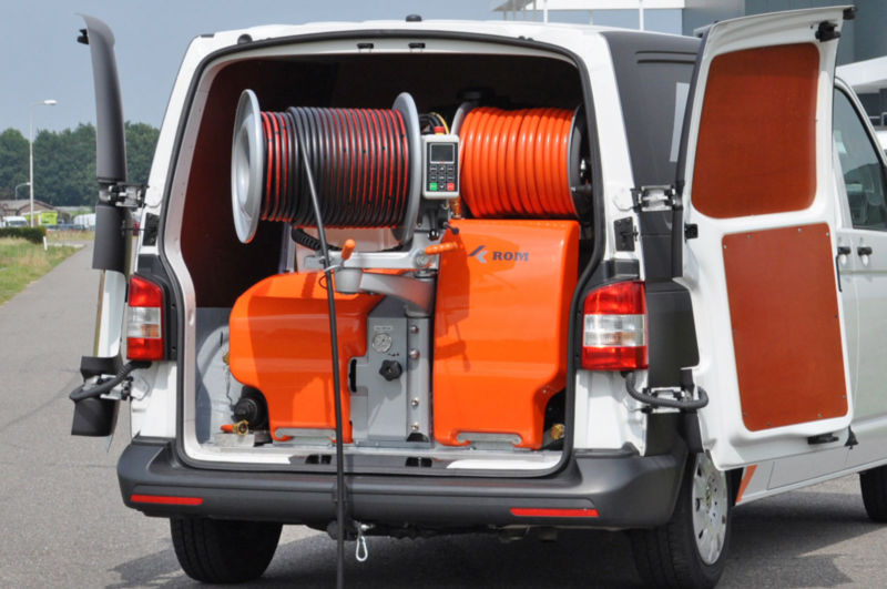 ROM Economic Drain Jetter Van Pack Drain clearing Sewer Cleaning