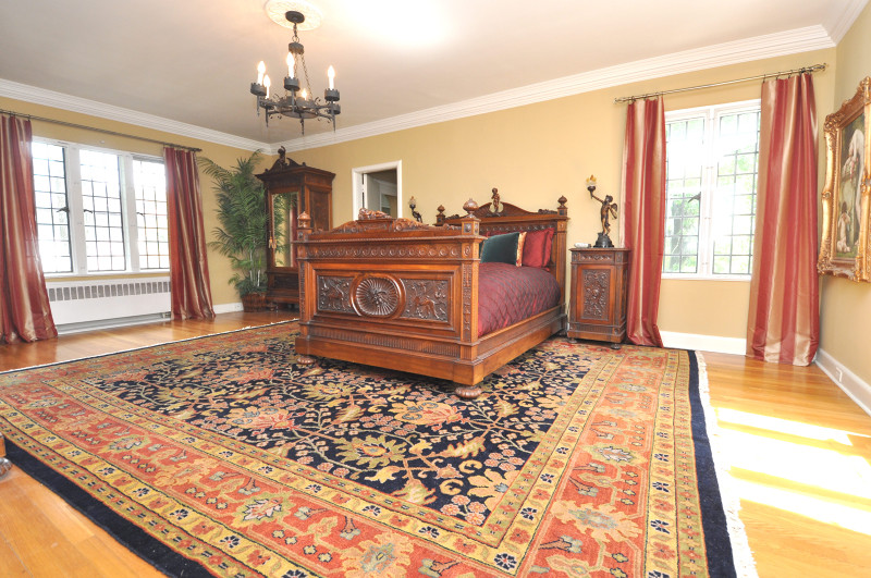 Antique Carved Bedroom Set: Bed, Dresser, Armoire, 2 Nt Tables Circa 1890