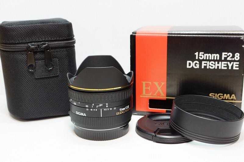 □ Excellent SIGMA 15mm F2.8 EX DG FISHEYE For Canon EF