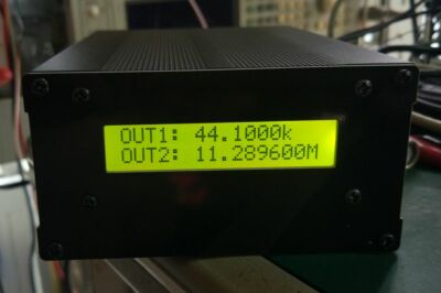 10MHz Frequency Standard OCXO Crystal Oscillator 10K-180M Audio Clock Soure +LCD