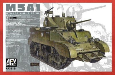 AFV Club AF35161  1/35 M5A1 Stuart - Late Type - USA Shipping