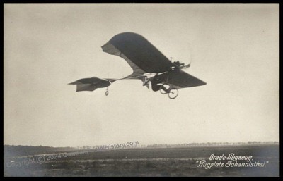 Germany Flugplatz Johannisthal Pioneer Flight Airplane  RPPC 64407