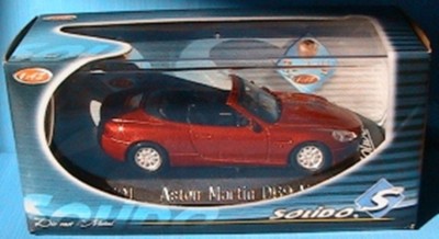 ASTON MARTIN DB9 VOLANTE SOLIDO 15101 1/43 MADE IN FRANCE RED ROUGE ROSSO ROT