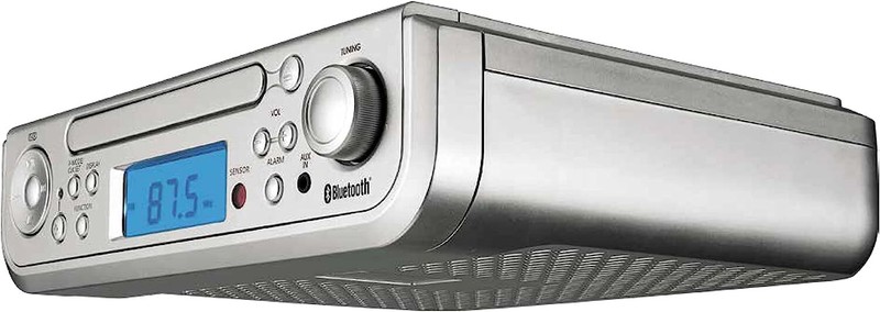 Under Counter Cabinet CD Player Radio Bluetooth Stereo Kitchen Remote