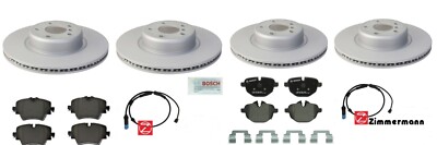   Zimmermann BMW X3 Z4 G01 Front & Rear Brake Kit Rotors Pads 34116860907 BOSCH