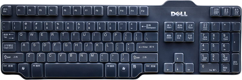 Keyboard Cover for Dell L100 SK-8115 SK-3205 104-Key USB Wired Keyboard