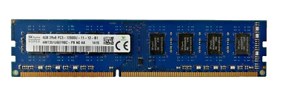 Hynix 4GB PC3-12800U DDR3 1600MHz 240 PIN Desktop Ram | HMT351U6EFR8C-PB