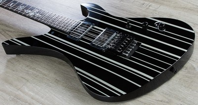 Schecter Synyster Gates Custom Electric Guitar Duncan SH-8 Pickups Black Silver