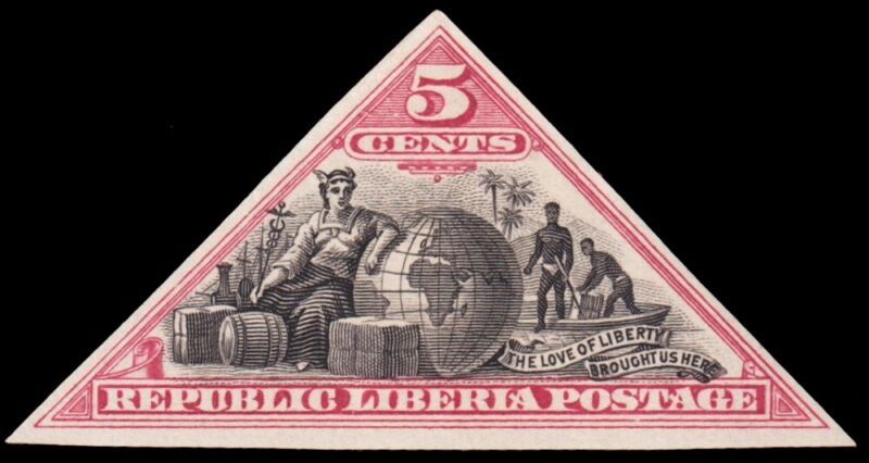 Liberia Scott 52 (1894) Mint H F-VF, CV $5.00 C