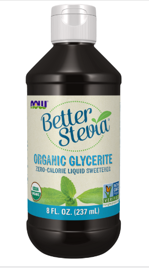 Now Better Stevia Organic Glycerite, 8 жидких унций.