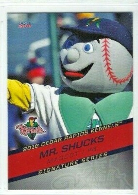 2018 Cedar Rapids Kernels (Class A-Minnesota Twins) Mr. Shucks (mascot)