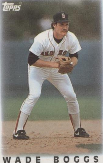 Minis líder de la Liga Topps 1986 - Wade Boggs #3