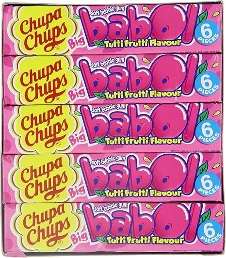 Chupa Chup Babool Tutti Fruti Flavour Gum Full Pack 20 x 28gm