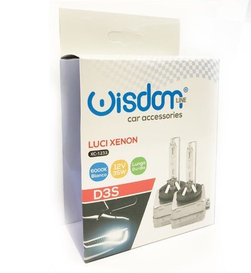 2 Lampadine Lampade Auto Xenon Xeno D3S 6000K 35W 12V Bianco XC-1233 wis
