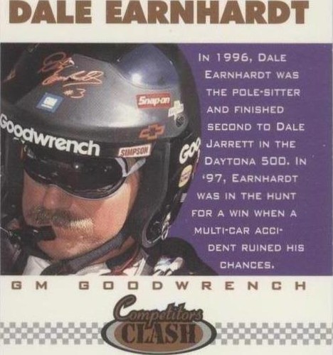 1997 Score Board Autographed Racing - Dale Earnhardt Dale Jarrett #47