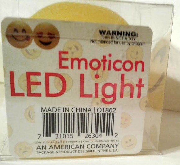 Light Led Emoticon Night Color Changing Nursery Emoji Desk Lamp Bedroom Kids New