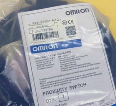 Omron E2E-X10D1-M1GJ Proximity Switch Sensor Free Shipping E2EX10D1M1GJ 1PC New