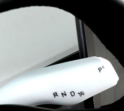 2X Steering Lever Cover for Tesla Model 3 Model Y Bright White Lever Cover