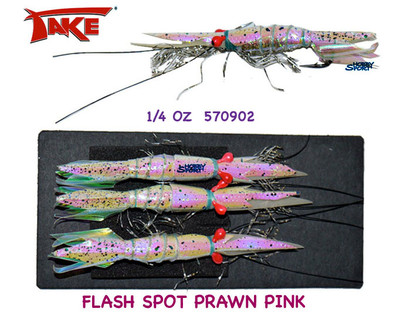MINI EMULATORE FLASH SPOT PRAWN TAKE  1/4 oz PINK 3 PZ