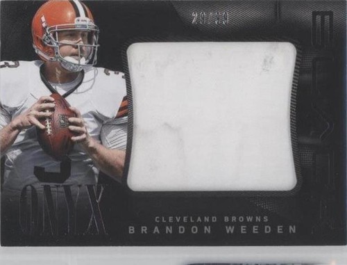 2013 Panini Black Brandon Weeden #8