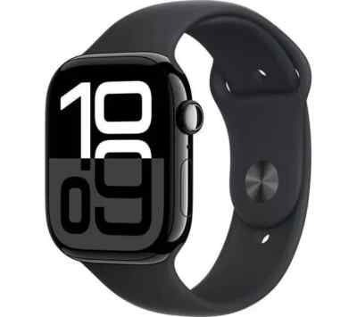 APPLE Watch Series 10 42 mm Jet Black Aluminium M/L - NEW - Full Apple Warranty!