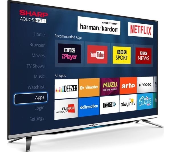 Brand new Sharp 40 inch Full HD LED Smart TV with miracast, Freeview HD