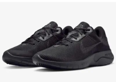 Men Nike Flex Experience Run 11 Running  Shoes Black/Grey 11.5W Extra Wide