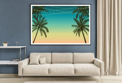 Trees Vector Art Photograph Print Premium Poster High Quality choose sizes
