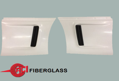 1984-1990 C4 Corvette 2 Front Aerotech Fenders ACI Fiberglass! New Made in USA