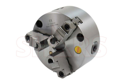 5'' 3 Jaw Reversible Jaw Front Mounting Self Center Lathe Chuck 2 Piece Jaws L[