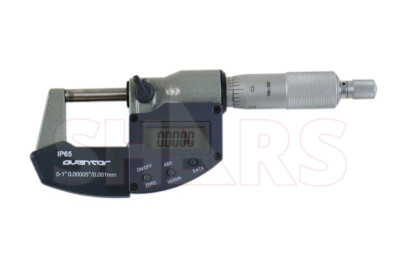 Shars 0-1'' 0.00005''/0.001mm Digital Electronic Outside Micrometer IP65 New P]