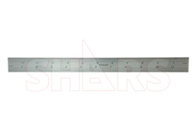 SHARS 12" Rigid Ruler / Rule Steel 32nds - 100ths Precision Machinist 16R New 1}