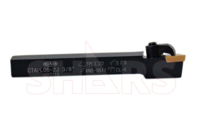 SHARS 3/8'' X 3-1/2'' LH CTAP INDEXABLE TURNING TRI-LOCK TOOL HOLDER TPG NEW !]