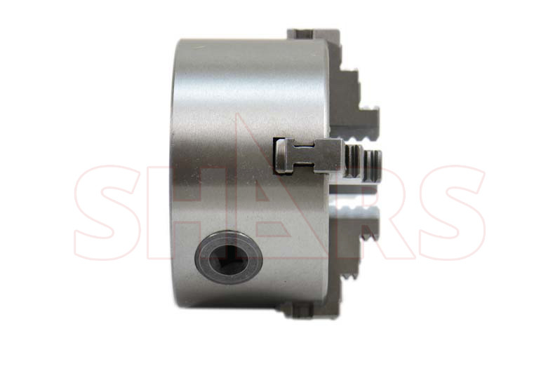 4" 4 Jaw Self Centering Lathe Chuck with 2 Set Jaws + .003" TIR Certificate #[