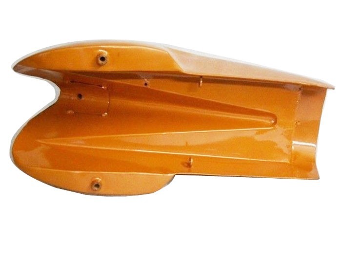 Benelli Mojave Cafe Racer 260 360 Petrol Fuel Tank Black Orange Painted  
