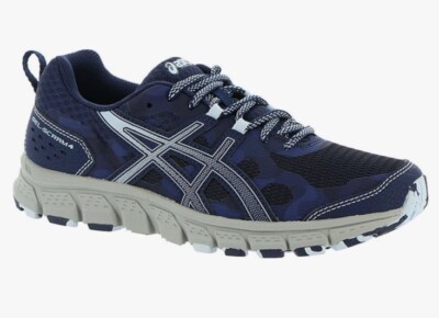 Asics Gel Scram 4 Trail Running Shoes Wmns 10 Blue Athletic Performance Sneakers