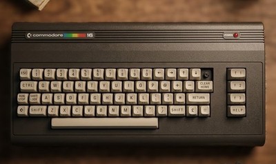 Commodore 16 Vintage Computer - Originale anni '80 - Non Testato senza AC