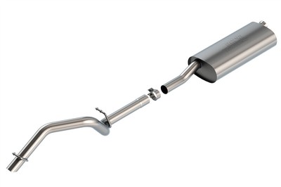 Borla Touring Catback Exhaust Turn Down Exit for 2018-2022 Jeep Wrangler JLU