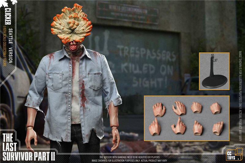 CCTOYS New Last Of Us ii 1/6 The End America II clickers 12