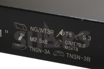 SHARS 1" TNSR-16 RH NOTCH THREADING & GROOVING TOOL HOLDER + Cert Save $57 P]