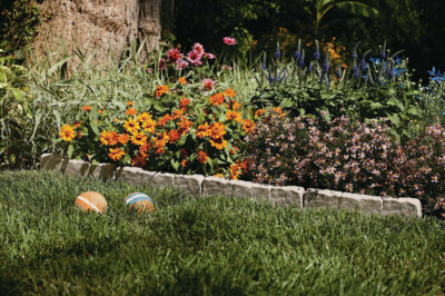 Suncast BSE10TG 10' pack 12''  Border Stone Garden Edging 