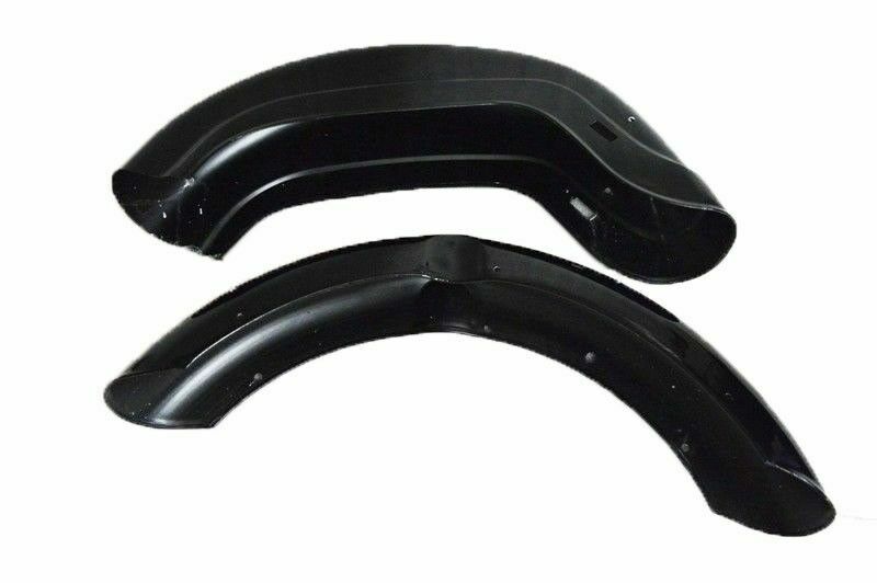 Fits Royal Enfield 350 Black Painted Mudguard Fender and Tool Box Set 