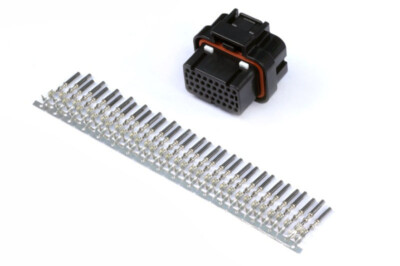Haltech ECU Plug and Pins Only AMP 34 Pin 4 Row 3 Keyway Superseal Connector